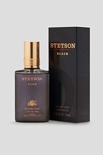 Stetson Black Cologne Spray for Men, 1.5 Fl Oz