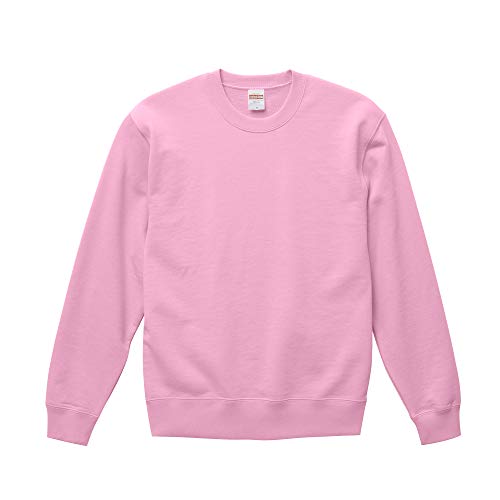 [ユナイテッドアスレ] 10.0オンス T/Cクルーネック スウェット(裏パイル) 504401 ライトピンク XL