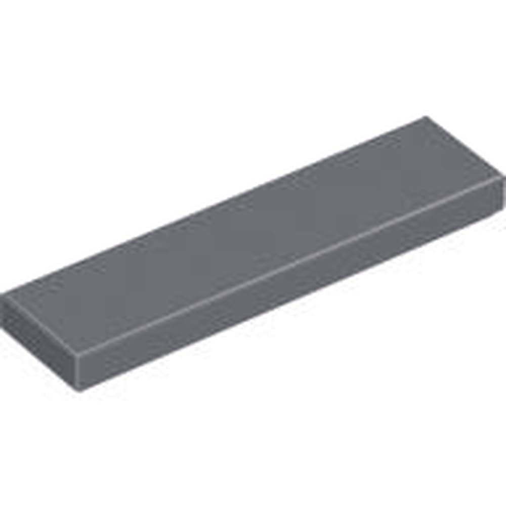 LEGO Part Tile 1 x 4, Part 2431 (Dark Bluish Gray, 50, Bricks)