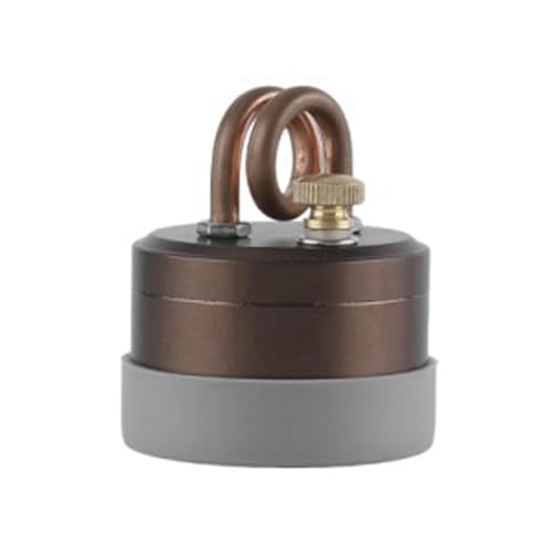 Fivetwofive Mini Estufa De Alcohol PortáTil para Exteriores, Carcasa SóLida, Potente, Segura, Quemador De Alcohol, Estufa De Tarjeta A Prueba De Viento para Acampar, Color Café