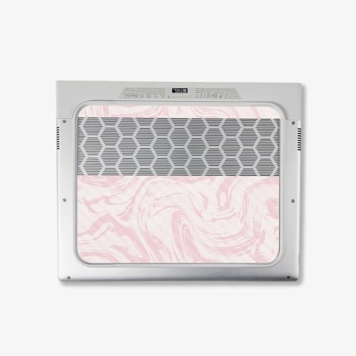 Image of MightySkins Carbon Fiber Skin Compatible with Alienware X14 R2 (2023) Full Wrap Kit - Silky Pink | Protective, Durable Textured Carbon Fiber Finish | Easy to Apply & Change Styles | Made in The USA