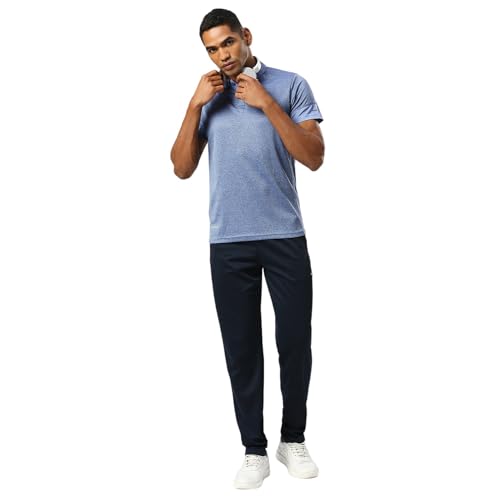 Image of berge' New Mens Melange Polyester Dry Fit Collar Polo Tshirts for Men, Quick Drying & Breathable Fabric, Gym Wear & Workout Tees|Collar Tshirt for Men|Slim Fit Half Sleeve Tshirt|Polo Neck Tshirts