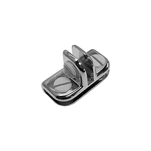 DBM IMPORTS 50 Pc 3 Way Inside Shelf Connector Chrome Clip 3/16'' Tempered Glass Shelf