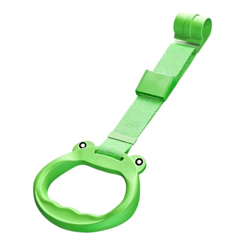 Auténticos anillos de dominadas, asas compactas para cuna, anillos de 7.48 pulgadas con agarre fuerte, asistencia de construcción portátil, parque infantil con diseño compacto, herramienta de