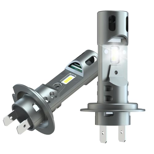 RXTSQI Adatto per Cadillac Escalade 2007 2008 2009 2010 2011 2012 2013 2014, 6000 K Xenon bianco 27000LM ad alta luminosità 600% lampadine, lampadine H7, dimensioni mini, 2 pezzi