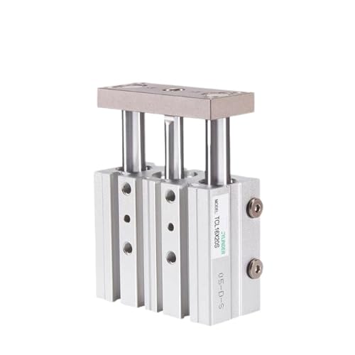 Cylindre pneumatique à trois axes double action en aluminium et série magnétique TCL16X50S