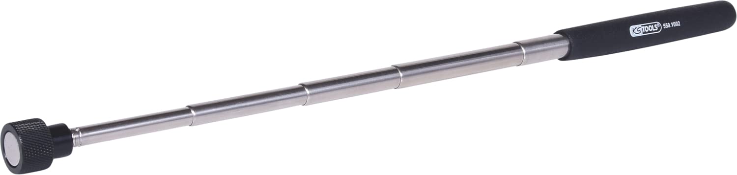 KS TOOLS 550.1002 Aimant magnétique télescopique capacité 5 kg 178-860 mm Noir/Gris
