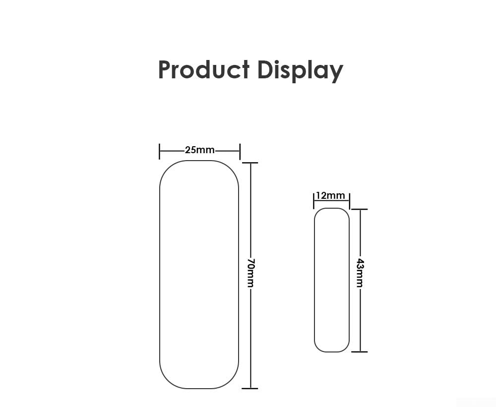 Sensor de puerta inteligente Zigbee para Tuya WiFi, sensor de contacto de puerta inalámbrico con control de aplicación, con sensor magnético, alarma con notificación para seguridad del hogar (10