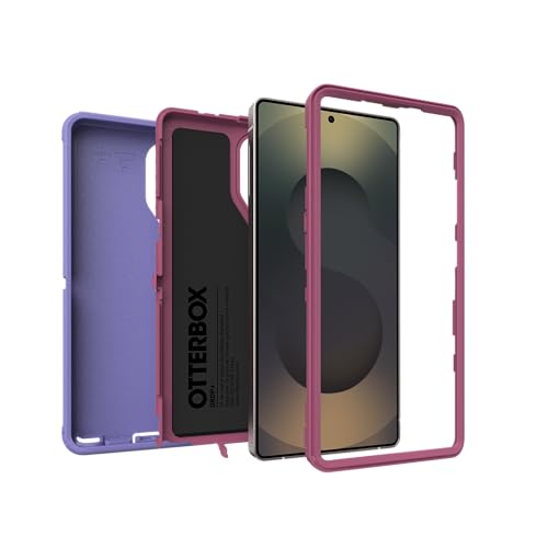 Image of OtterBox Samsung Galaxy S25 Ultra (Only) - Defender Series Case - Violet Current (Purple & Pink) - Rugged & Durable - with Port Protection - Wireless Charging Compatible