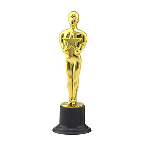 NUOBESTY Lot de 8 tasses Oscar Gold Award Trophée Mini Gold Award Trophée en plastique gagnant pour fête, célébration… - Image 3
