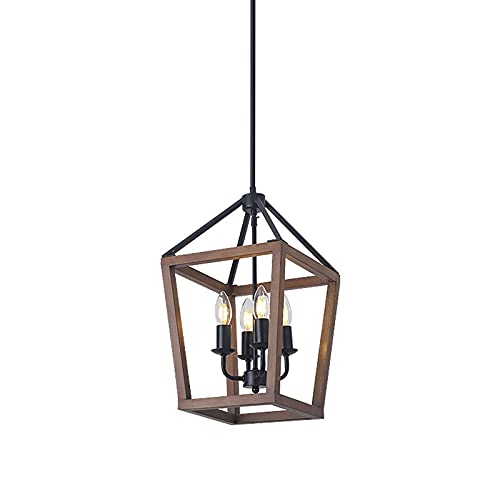 Lampe suspendue vintage en V à 4 lumières E27 pour îlot de cuisine
