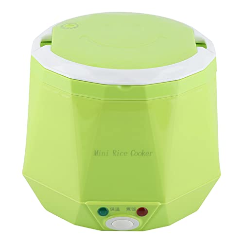 NIZUUONE Olla Arrocera Multifuncional Eléctrica Portátil, Vaporizador de Alimentos, 24V, 140W, 1,6l, para Camión Doméstico (Green)