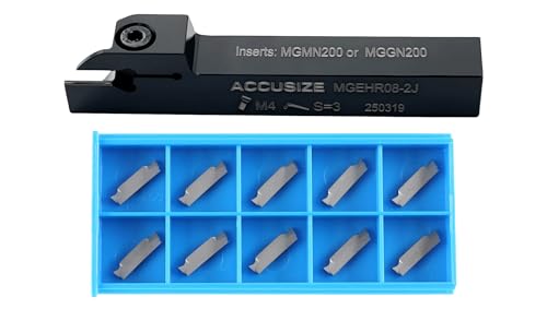 Support de coupe Mgehr08-2 avec 10 inserts en carbure pour la découpe de l'aluminium