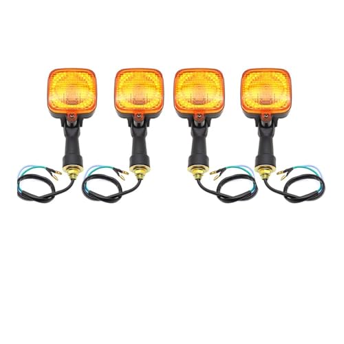 Clignotants arrière pour moto XL 200 orange ambré style rétro Repro 1984