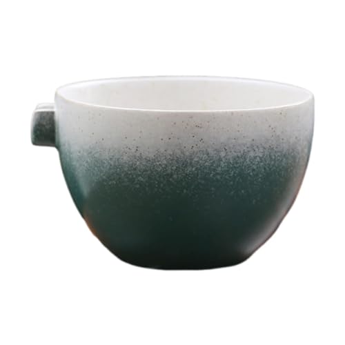 Fenteer Cuenco de Matcha de 350 ml, Chawan para del té con Boquilla para Matcha, Ideal para Principiantes, Verde
