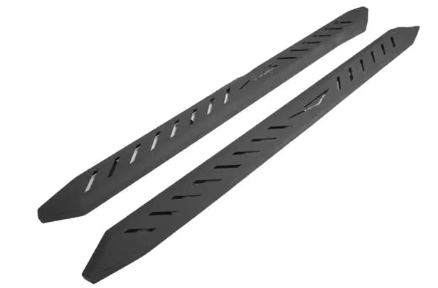 Juego 2 estribos laterales aluminio negro para Tesla Cybertruck miniatura 2