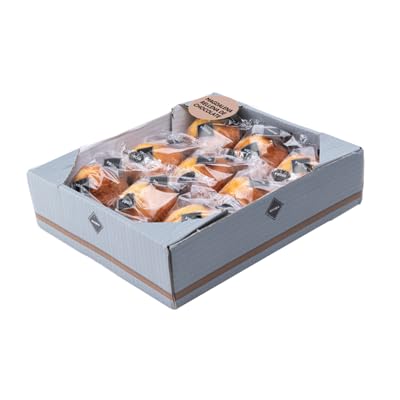 Magdalenas, Bizcochos, Valencianas, Sobaos, Mini Magdalenas Surtidas, Perfecto Para Tus Desayunos o Meriendas (Magdalena rellena de chocolate 9 u. (total 800 g))
