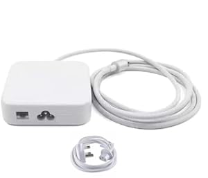 143W Power Adapter, Silver, compatible with 24 Inch iMac M1, A2439, A2438, A2290 with Replacement Power Cord