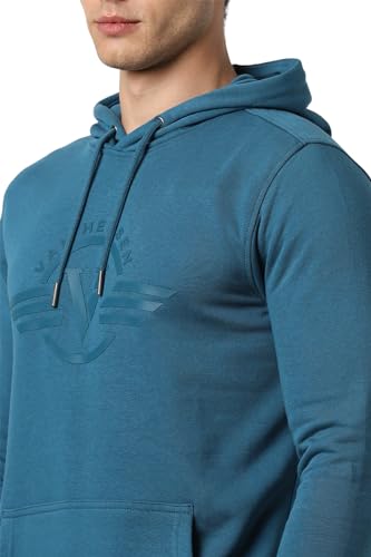 Image of Van Heusen Men Polycotton Hooded Neck Sweatshirt
