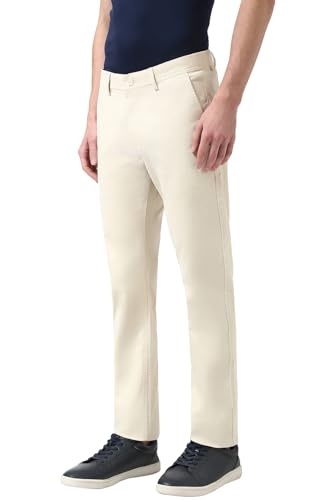 Image of Peter England Men's Slim Casual Pants