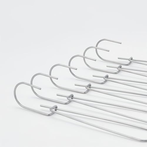 Image of PLIGREAT 18 Pcs Sewing Patterns Hanging Hooks Metal Hangers for Tailors Garment Factory Clothing Industry Organizing and Storing Sewing Patterns Design Drawing Paper Storage Organizer