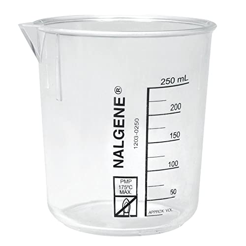 Nalgene Griffin Beaker, Low Form, Polymethylpentene, 250 mL