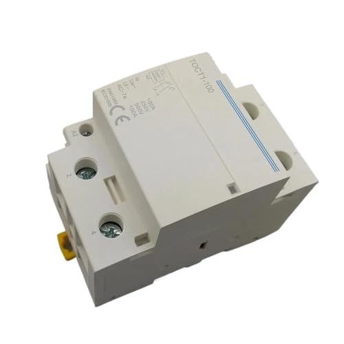 Contacteur modulaire 2P 100A haut de gamme avec contacts 2NO pour rail DIN
