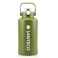 Amazon | SANTECO 水筒 真空断熱 大容量 魔法瓶 保冷 保温 1900ML