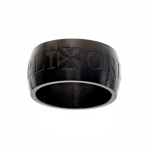 Anillo ANEL acero quirúrgico negro AA.R260BBK-11 de alta gama