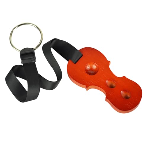WHAMVOX Cello Spike Floor Protector Wooden End-pin Stopper Antiskid Mat 3 Holes for Cello Players