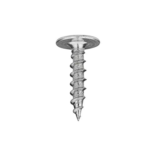 Rok Hardware 100 Pack #8 x 7 8  Deep Coarse Thread Phillips Truss Head Wood Drawer Front Adjustment Screws Zinc MDF