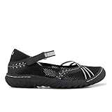 JBU Maya Water Ready Women's Closed Toe Comfort Casual Adjustable Water Shoe, Black/Off White, 6 UK - Image 5
