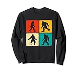 Photo Gallery bigfoot silhouette sasquatch retrò felpa Photo Gallery bigfoot silhouette sasquatch retrò felpa