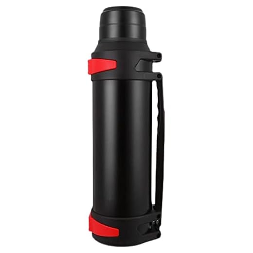 HURE Termos i rostfritt stål med stor kapacitet 4 000 ml/13 oz vakuumisolerad flaska med kopp för kaffe varm dryck och vattenflaska med kall dryck