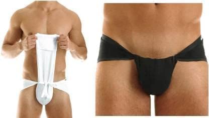 Miniatura 4 de AnNafi Langot Langoti tradicional indio para hombre, ropa interior de algodón Langot para hombre, ropa interior negra y crema