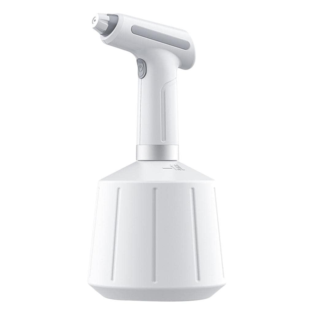 Electric Plant Sprayer Handheld Spray Bottle Gardening Sterilization White, 1.5L