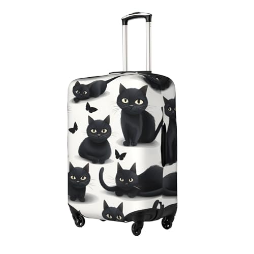 Cat Print Print Fashionable Suitcase Cover Personalized Luggage Protector for Travel and Business2