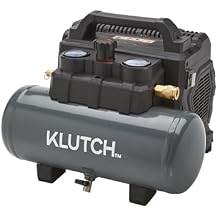 Klutch Portable Air Compressor, KLiQ 20V, 2 Gallons, 125 PSI, Brushless, Cordless, Bare Tool