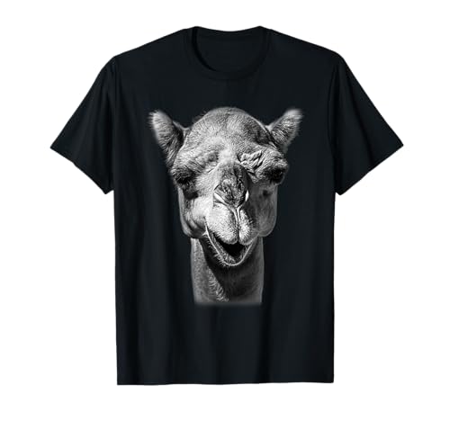 Photo de Visage d'animal de chameau amusant T-Shirt