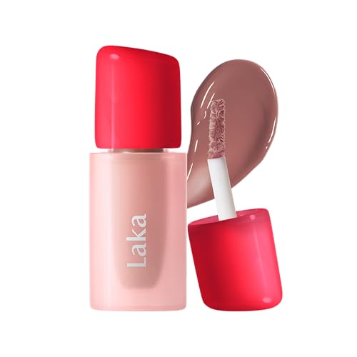 Laka Popping Balloon Lip Stain Mini, 2.2g/0.07oz., Glossy Plumping Tint, Moisturizing, Non-Sticky Texture for All-Day Hydration, Vegan, Lip Tint, K-Beauty​ (#993 Harsh)