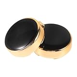 DIKACA Cubrebotones Metálicos para Camisa de Hombre Gemelos Elegantes para Traje Formal Accesorios de Puño para Boda y Negocios de Cubiertas Decorativas para Camisa