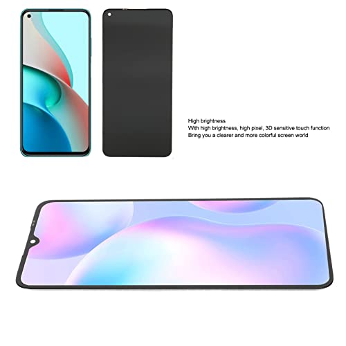 Rankomu LCD-skärm 6,5" ersättning för Redmi 9, högupplöst pekskärm