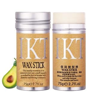 Pomada IKT Cera Modeladora Bastão Natural 75g Wax Stick,Bastão De Cera De Cabelo Para Perucas, Cabel