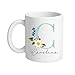 Imagen de Genérico Taza Personalizada con Inicial Floral y Nombre