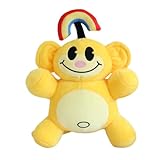 Rainbow Monkey Plush,12' KND Rainbow Monkey Plushies Peluches Stuffed Animal Doll Toys,Kids Birthday Party Favor Preferred Gift for Holidays,Birthdays (Yellow)