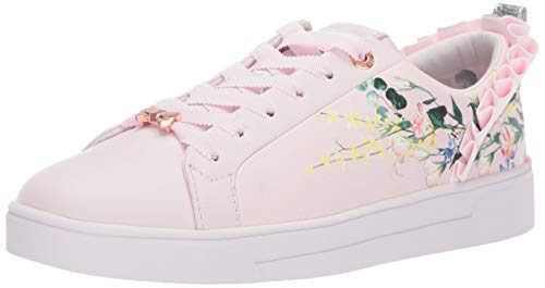 Ted Baker Women's Astrina Sneaker, Elegant Pink Leather, 9 Medium US