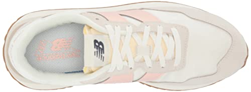 New Balance Women's 237 V1 Classic Sneaker, Sea Salt/Pink Haze, 11 #TOP4