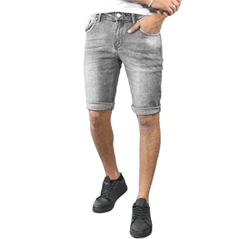 Jean court déchiré homme short léger et confortable taille XXL