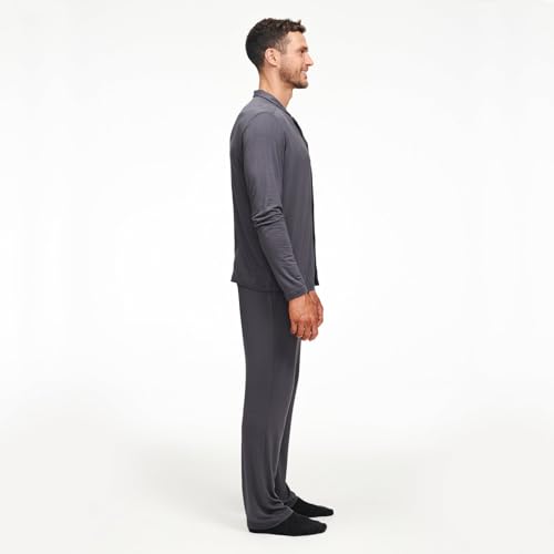 Men's Pajama Button Up Shirt Set3