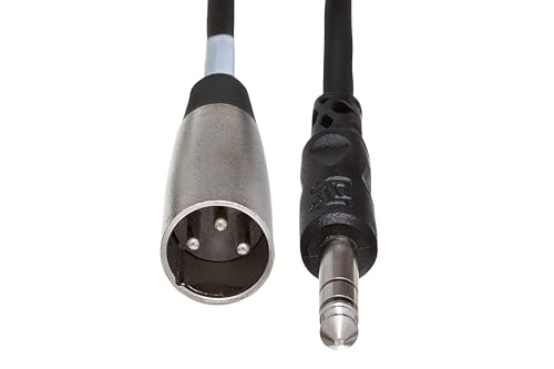Cable Interconector Hosa TS 1/4" a XLR macho 3 pies miniatura 2